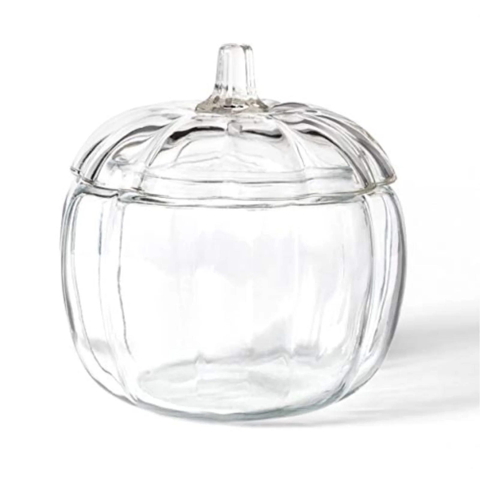 Anchor Hocking Glass Pumpkin Candy Jar