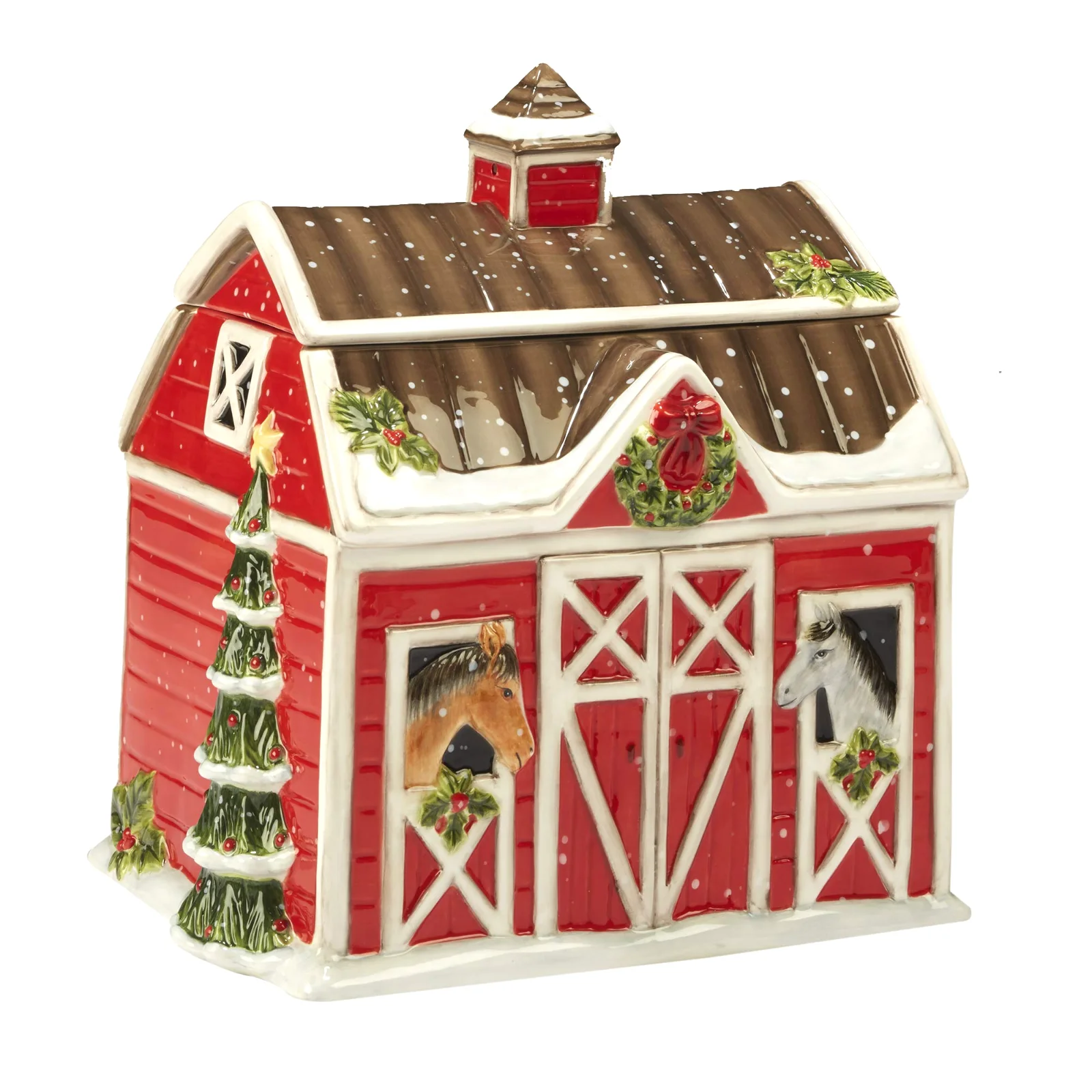 Certified International Christmas on the Farm 3-D Cookie Jar