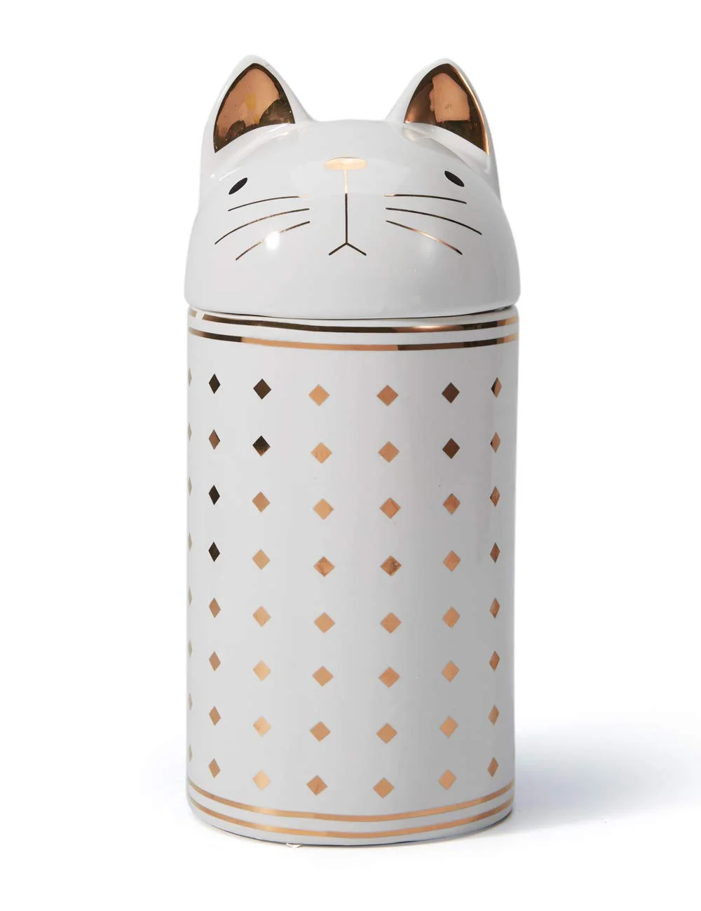 HAUCOZE Ceramic Cat Cookie Jar
