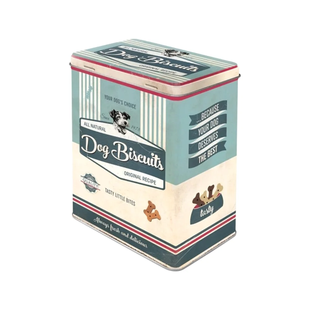 Nostalgic-Art Dog Biscuits Retro Storage Tin