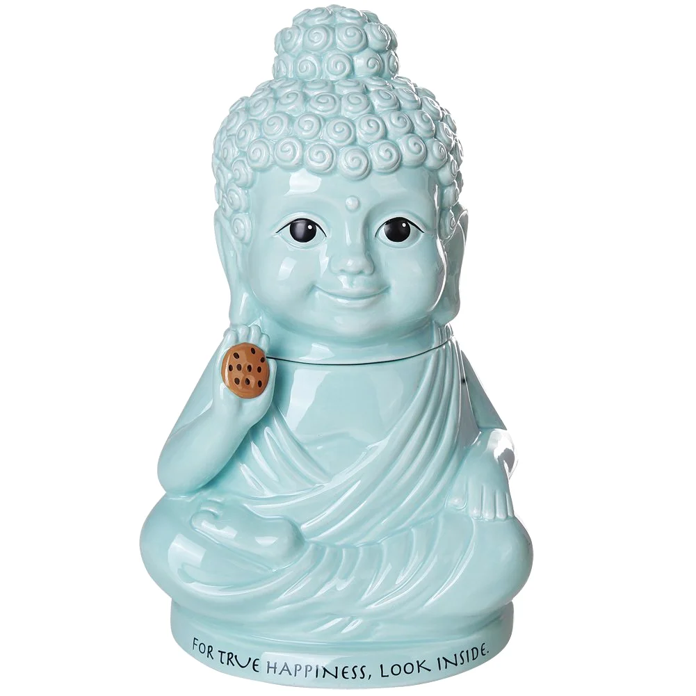Pacific Giftware Meditating Buddha Cookie Jar